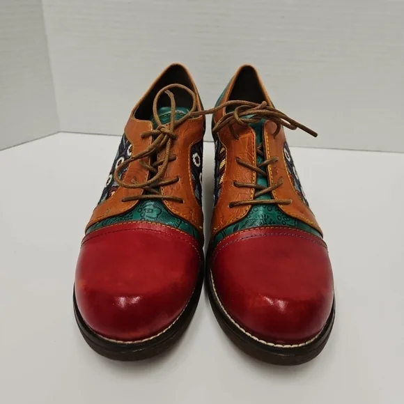 Colorful Lace-Up Boots for Women - Picture 2 of 10